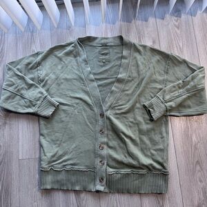 Aerie Olive Knit Sweater